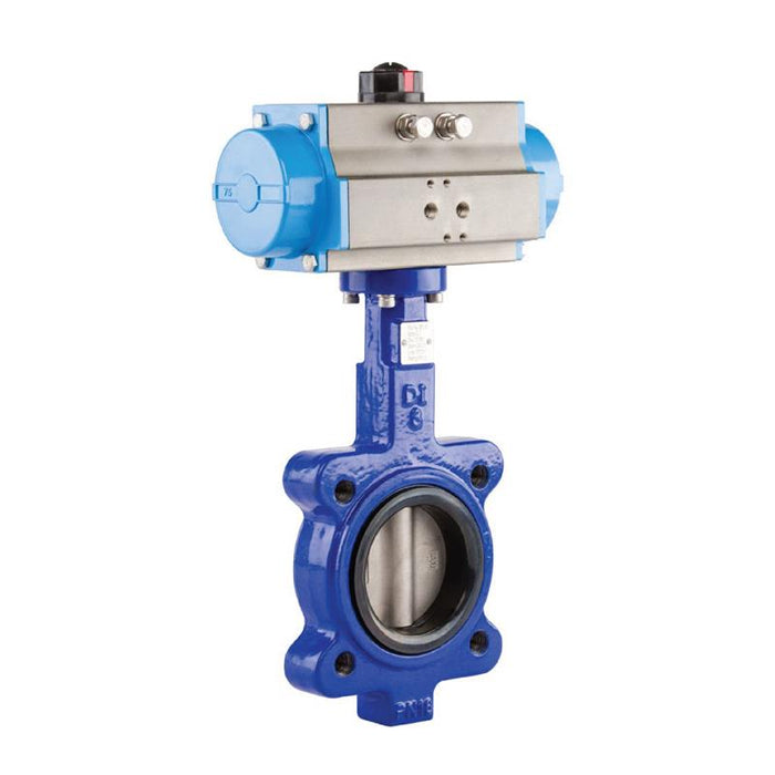 Butterfly Valve, Lugged Type, 16 BAR, Spring Return Actuator
