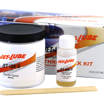 Jet-Lube Jet-Lok III Threadlocker / Two-Part Epoxy — obs