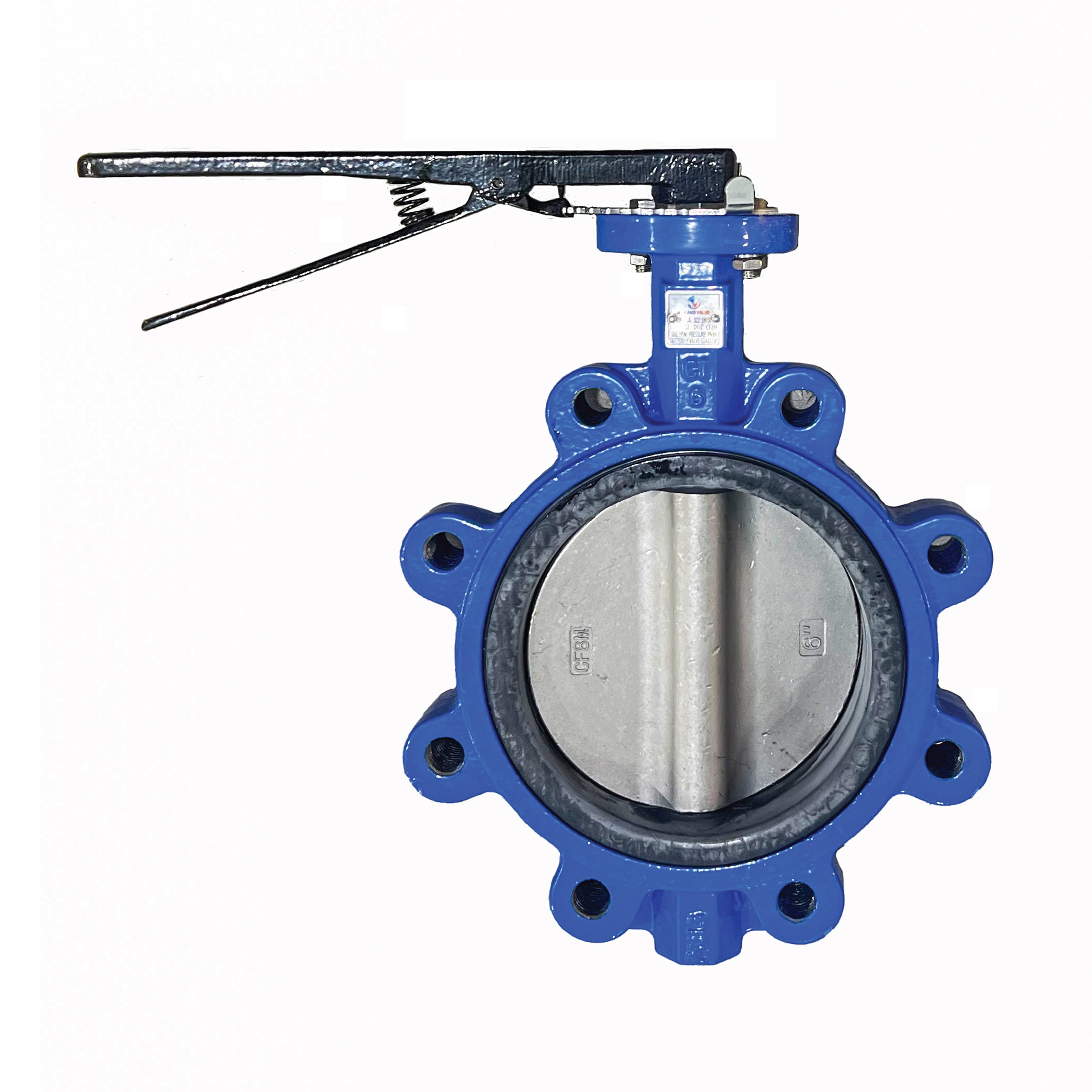 Butterfly Valve, Lugged Type, 16 BAR, Manual Lever — Oil Baron Supply