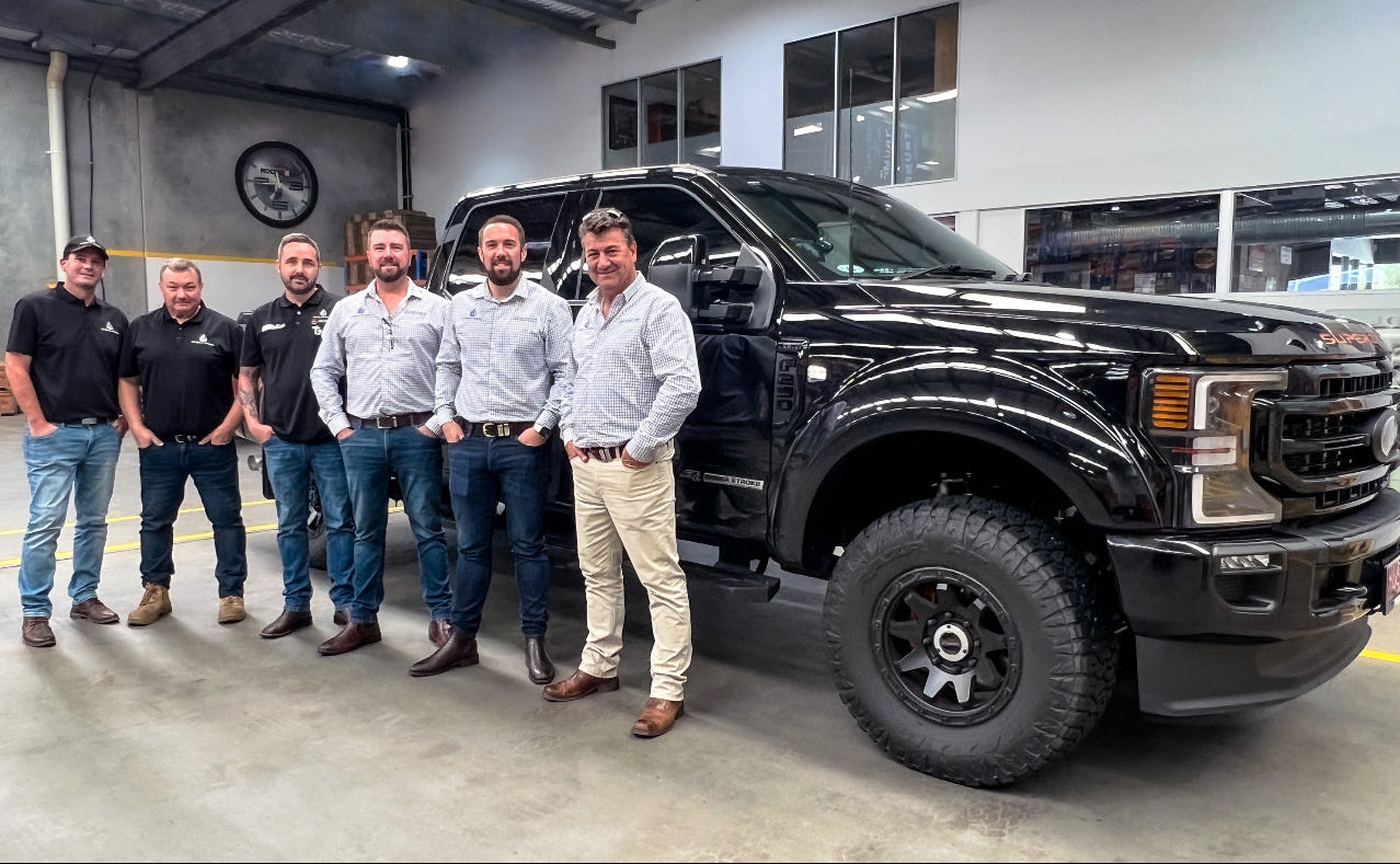 Oil Baron Supply Team at Warehouse